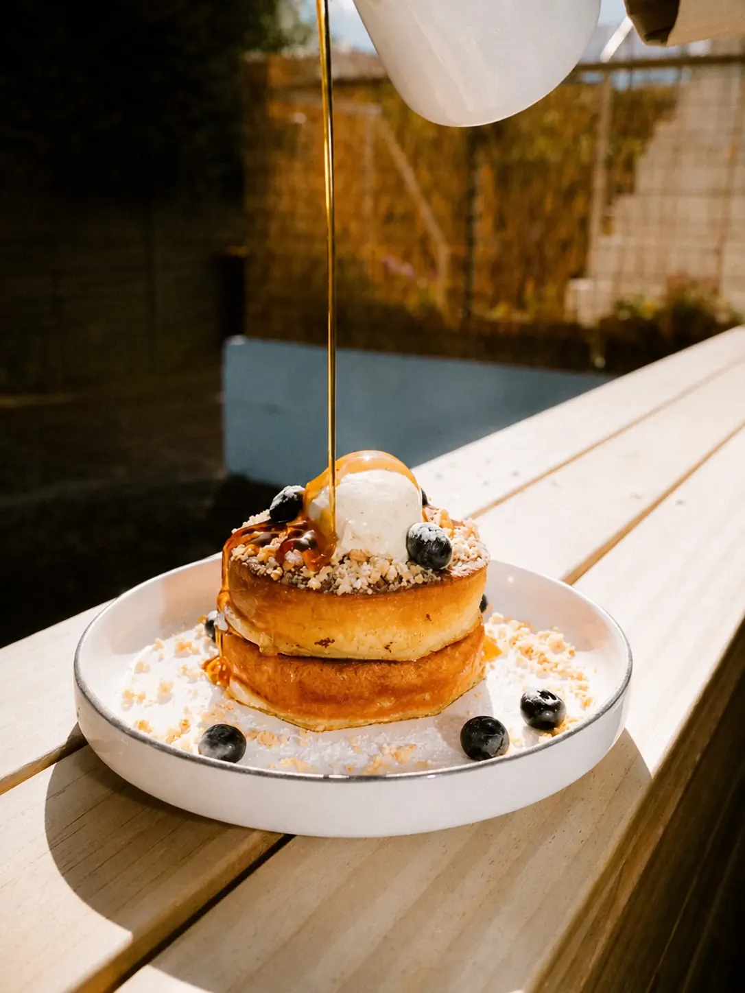 Pancakes at Benny and Brew